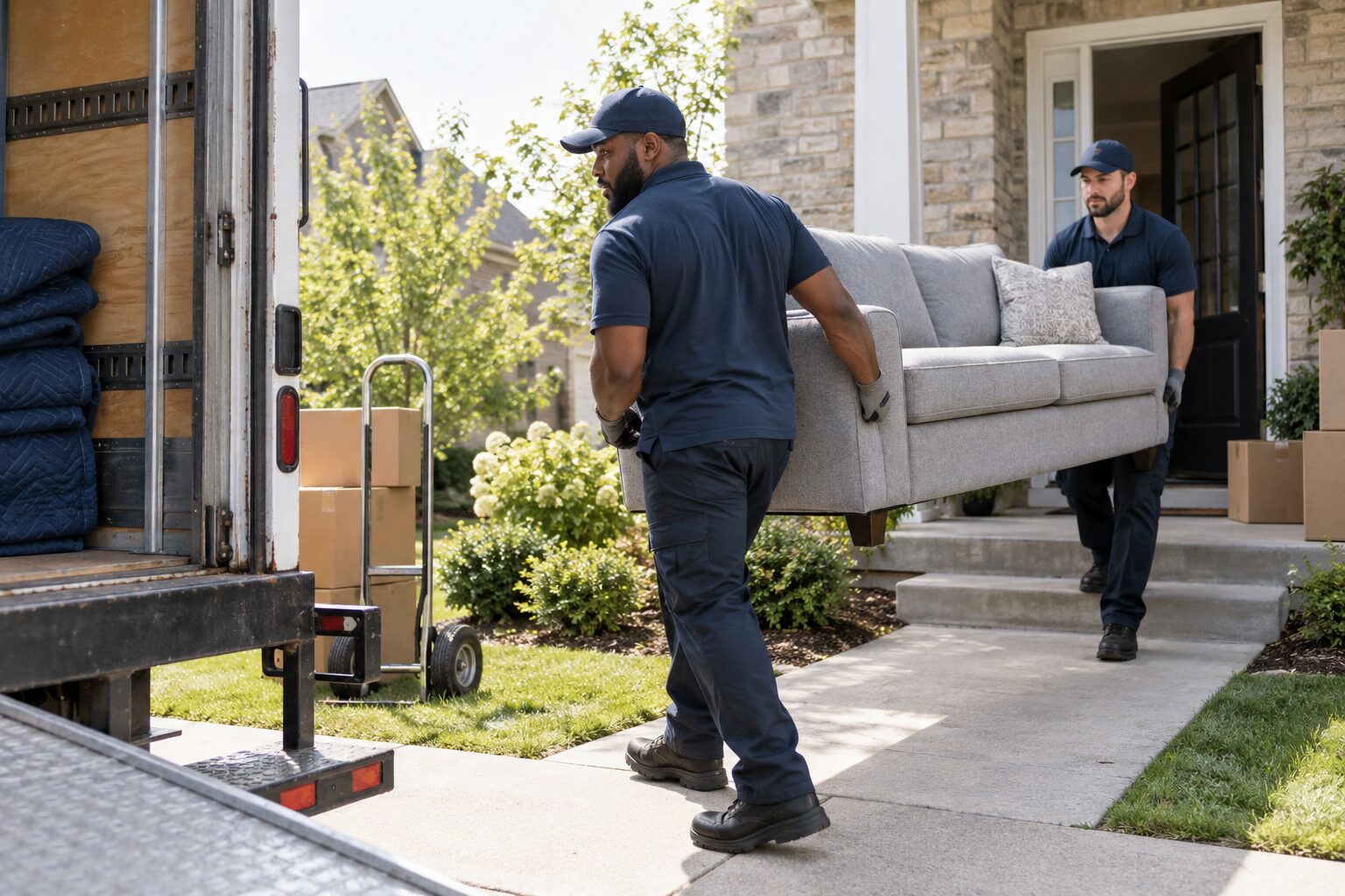 A moving companies professional at work